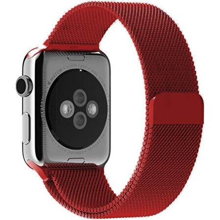 Apple Watch 2 3 4 5 6 Se Nike 38mm 40mm Uyumlu  Kayış Milano Loop Metal Örgü Kordon
