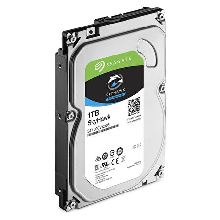 1 TB Seagate SKYHAWK 3,5" 64MB 5900Rpm (ST1000VX005) 7/24 Güvenlik Diski