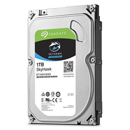 1 TB Seagate SKYHAWK 3,5" 64MB 5900Rpm (ST1000VX005) 7/24 Güvenlik Diski