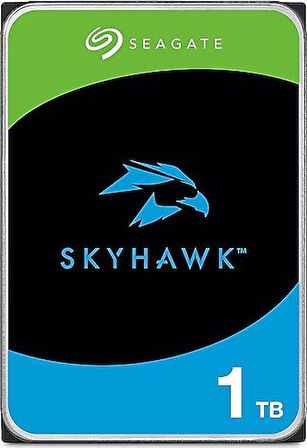 1 TB Seagate SKYHAWK 3.5" 256MB 5400Rpm (ST1000VX013) 7/24 Güvenlik Diski