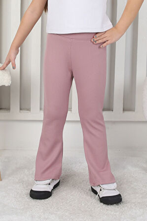 Kız Çocuk İspanyol Paça Fitilli Tayt