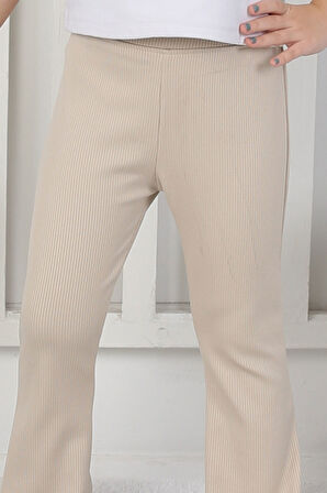 Kız Çocuk İspanyol Paça Fitilli Tayt