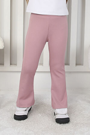 Kız Çocuk İspanyol Paça Fitilli Tayt