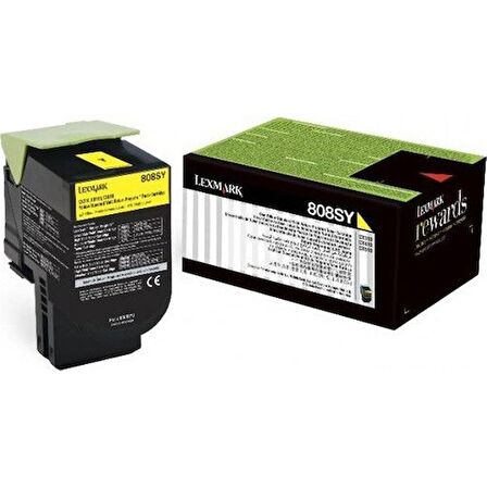 Lexmark Ton Bundle (Cx310) Sarı 2000 Sayfa 80C8Sy0-Bnd