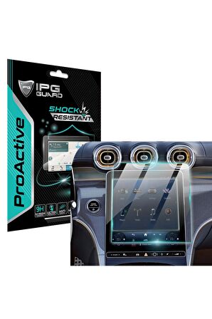 Mercedes 2021-24 C300 C400 W223 W206 11.9” Multimedya için 9H Nano IPG ProActive Ekran Koruyucu