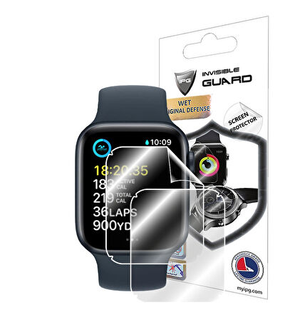 IPG Apple Watch Uyumlu SE - Seri 6 - 5 - 4 40 mm Ekran Koruyucu (2 Adet) 