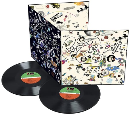 Atlantic Led Zeppelin III Plak Rock 2 LP