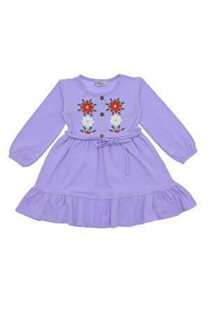 Kız Çocuk Elbise Çiçekli