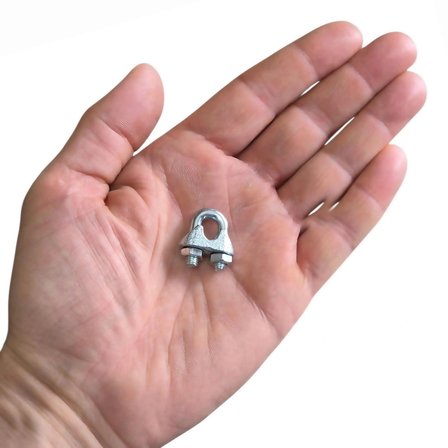 Aletçantam Klemens Çelik Halat Klemensi  (5 li paket) 5 mm