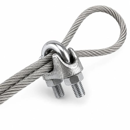 Aletçantam Klemens Çelik Halat Klemensi  (5 li paket) 10 mm