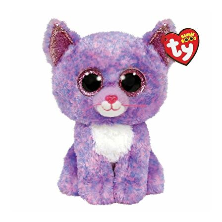 Ty Cassidy Lavanta Renkli Kedi 15cm TY36248