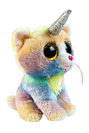 TY Peluş Unicorn Kedi Heather 15 cm - Büyülü Dostunuz!