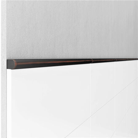 Nichetiles Trendy El Yapımı Metal Dekoratif Profil Bordür Dekor Antik Bakır  1.9 x 30.5 cm.