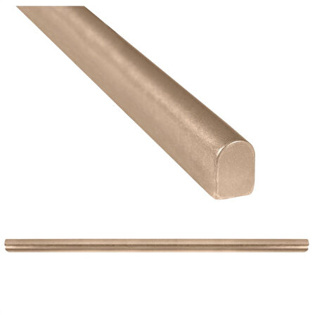 Nichetiles Trendy El Yapımı Metal Dekoratif Profil Bordür Dekor Bronz 1.9 x 30.5 cm.