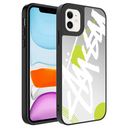 Apple Uyumlu iPhone 11 Kılıf Aynalı Desenli Kamera Korumalı Parlak Zore Mirror Kapak