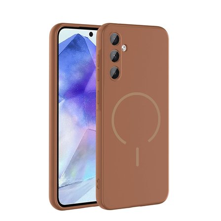 Galaxy A55 Kılıf M-safe Şarj Özellikli Zore Meta Kapak