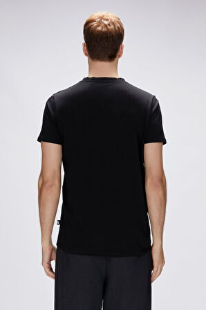 Hyper Night Men's Printed T-Shirt 25.01.07.023-Siyah