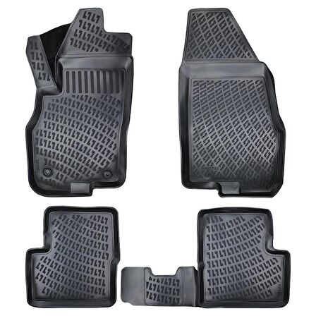 Fiat Punto Evo 3D Paspas Siyah 2010 sonrası Rizline