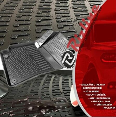 Ford Cmax 3D Paspas Siyah 2003-2010 arası Rizline