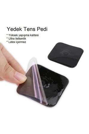 5x5 Çıtçıtlı Kare Tens Pedi 20 Adet
