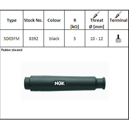 NGK Buji Başlığı - SD05FM