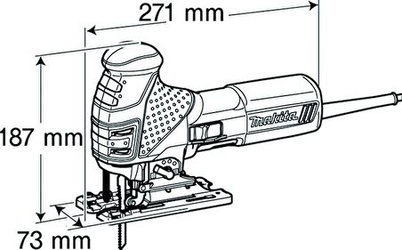 Makita 4351 CT Dekupaj Testere Devir Ayarlı