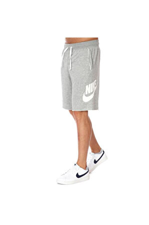 M Nsw He Short Ft Alumni Erkek Gri Günlük Stil Şort Ar2375-064