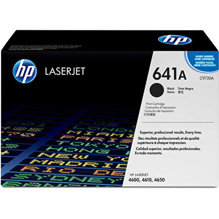 Hp C9720A (641A) Siyah Orjinal Toner