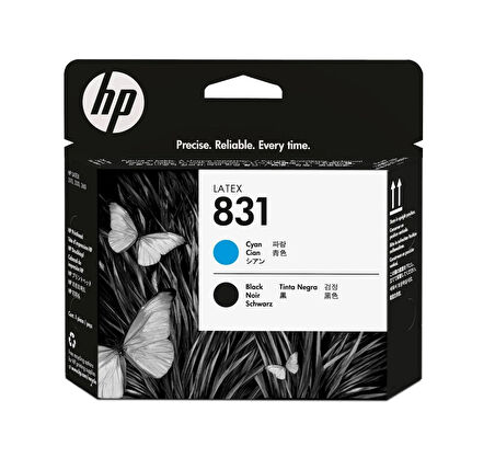 Feyza Bilişim® HP 831 Black/Cyan Baskı Kafası Orijnal Latex Printhead (CZ677A)