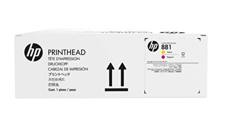 Feyza Bilişim® HP 881 Yellow/Magenta Lateks Orijinal Yazıcı Kafası (CR327A)