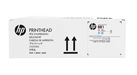 Feyza Bilişim® HP 881 Light Magenta/Light Cyan Lateks Orijinal Yazıcı Kafası (CR329A)