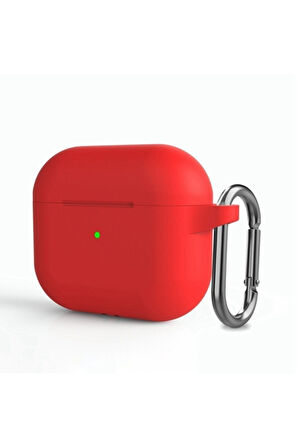 Uyumlu Airpods 3. Nesil Uyumlu Silikon Koruma Kılıf Pembe