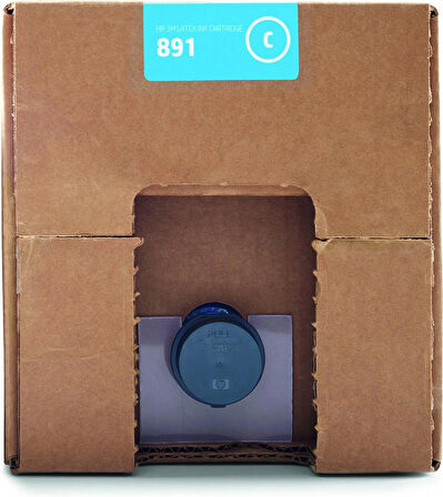 Feyza Bilişim® HP 3M 891 C 10 Litrelik Cyan Latex Mürekkep Kartuşu (G0Y72A)