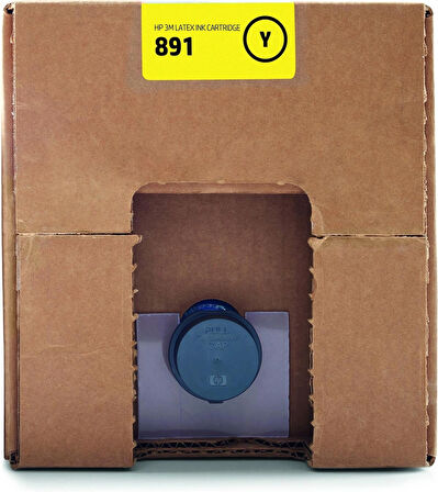 Feyza Bilişim® HP 3M 891 Y 10 Litrelik Yellow Latex Mürekkep Kartuşu (G0Y74A)