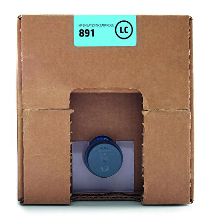 Feyza Bilişim® HP 3M 891 LC 10 Litrelik Light Cyan Latex Mürekkep Kartuşu (G0Y76A)