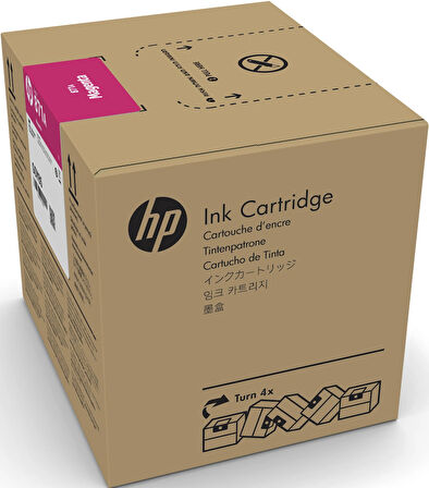 Feyza BilişimHP 871C Magenta 3 Litrelik Kırmızı Orijnal Latex Mürekkep Kartuşu (G0Y80C)