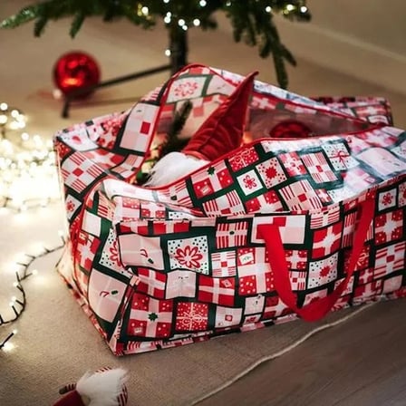 IKEA VINTERFINT saklama çantası , çok renkli, 35x73x30 cm/76 lt 