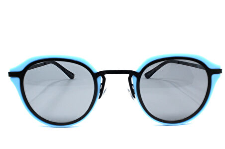 0088 BLACK/BLUE Olivier Philippe Güneş Gözlüğü
