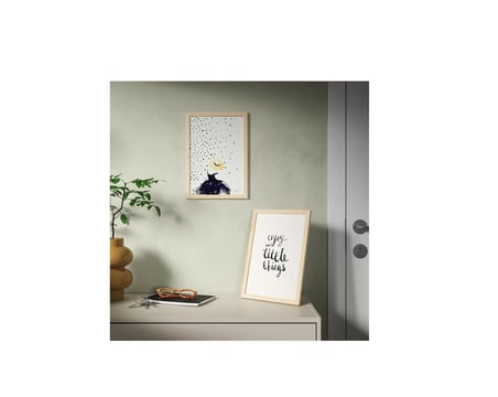 IKEA HÄCKHAGTORN ahşap çerçeve , çam, 21x30 cm 