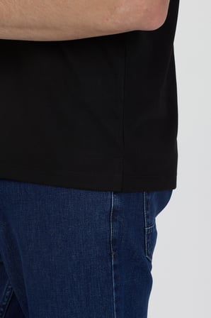 Polo Yaka Pamuklu Cepsiz Kısa Kol Tişört
