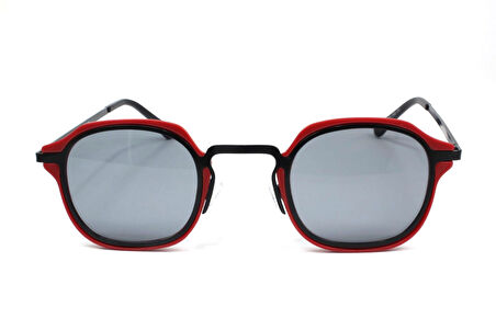 0089 Olivier Philippe Red/Black Güneş Gözlüğü