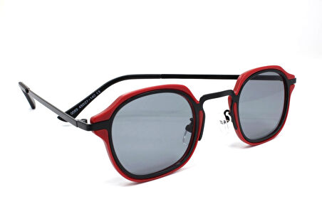 0089 Olivier Philippe Red/Black Güneş Gözlüğü