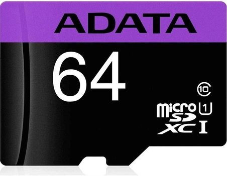 Adata Premier 64GB Micro SDHC U1/C10 AUSDX64GUICL10A1-RA1