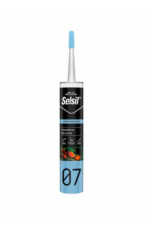 Selsil Şeffaf Akvaryum Silikonu 1. Kalite %100 Su Geçirmez 2'Lİ PAKET