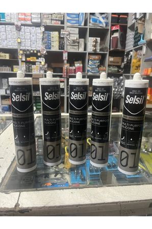 Selsil Silikon Şeffaf 3 Adet 280 ml
