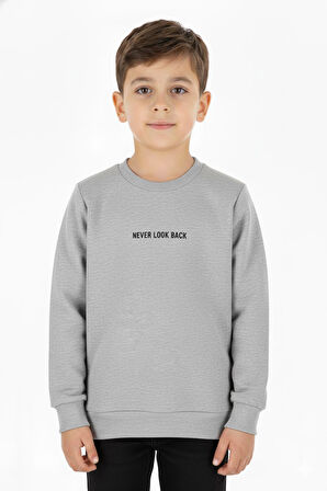 Erkek çocuk sweatshirt 2 iplik şardonlu
