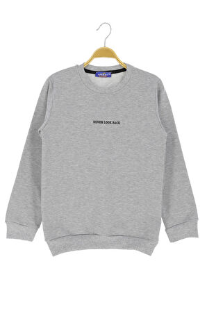 Erkek çocuk sweatshirt 2 iplik şardonlu
