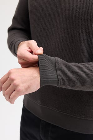 Erkek Polo Yaka Uzun Kol Sweatshirt