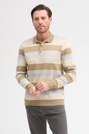 Erkek Polo Yaka Uzun Kol Sweatshirt