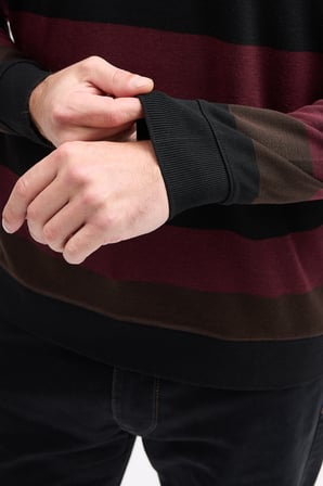 Erkek Polo Yaka Uzun Kol Sweatshirt